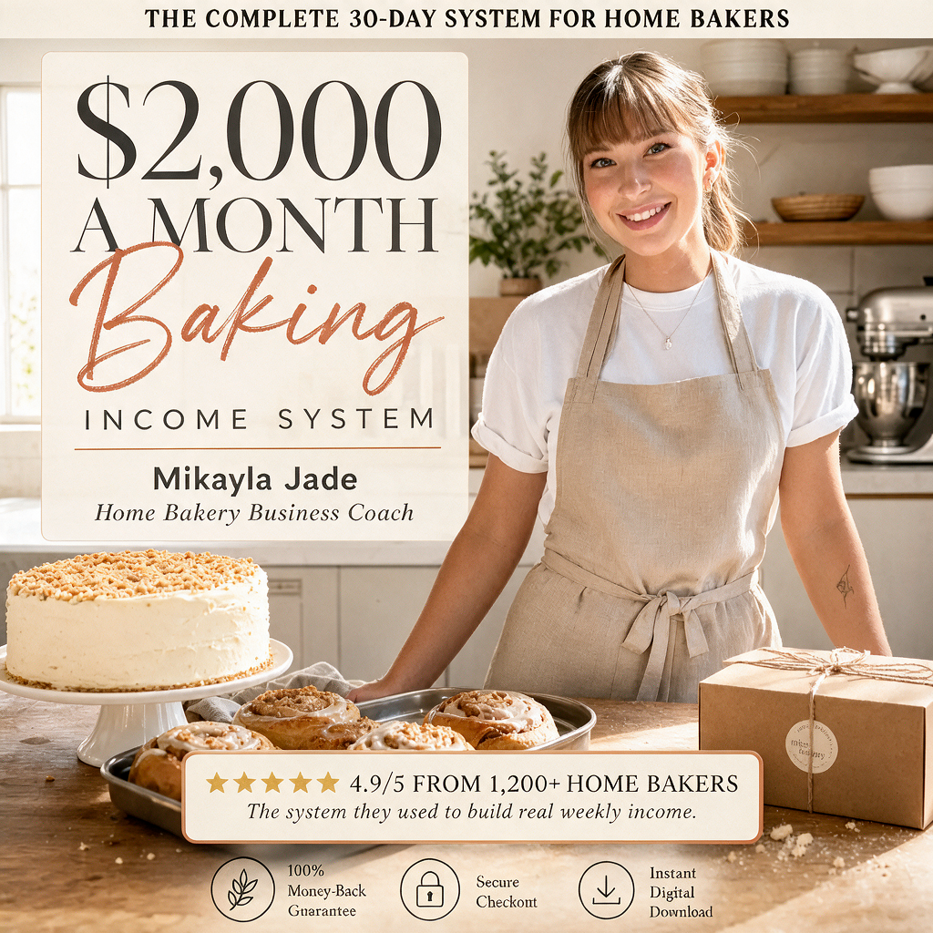 $2000 A MONTH BAKING INCOME SYSTEM