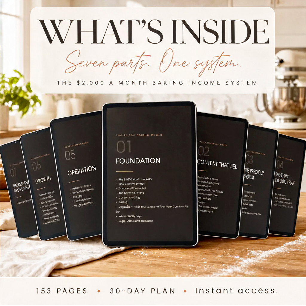 $2000 A MONTH BAKING INCOME SYSTEM